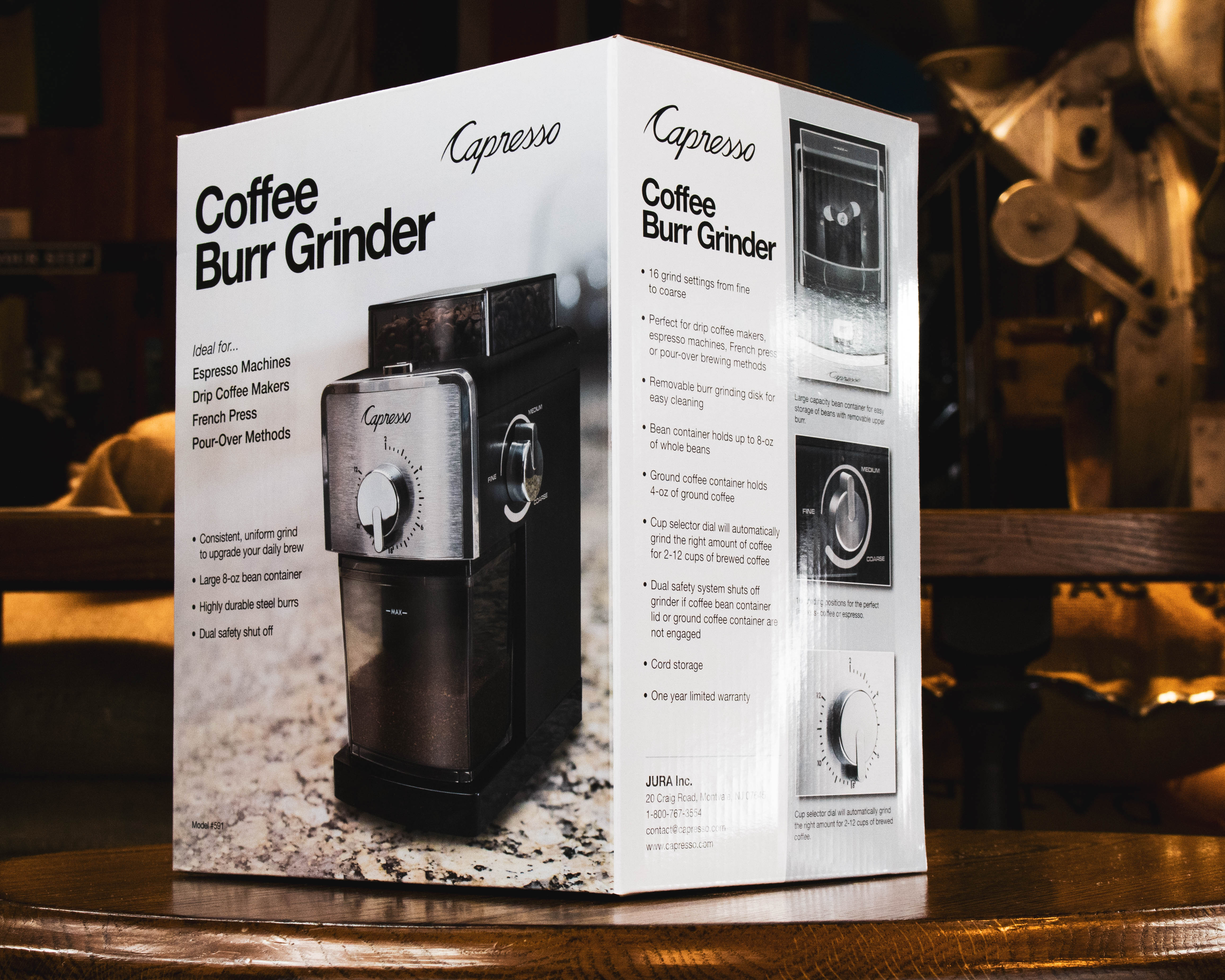 Stainless Steel Capresso Burr Coffee Grinder Capresso Burr Grinder