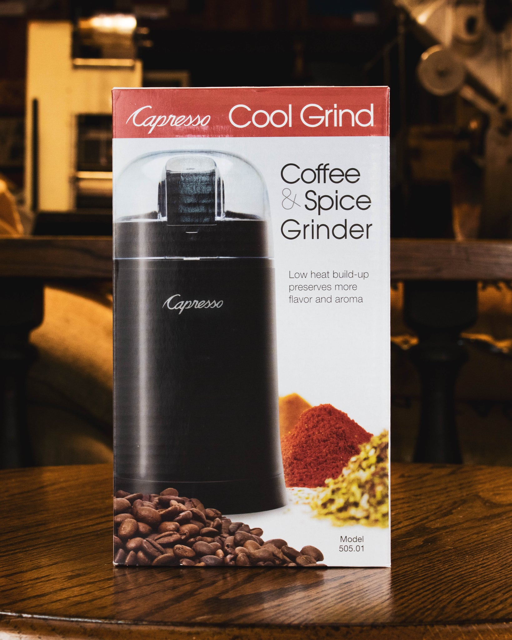 Capresso Cool Grind Coffee & Spice Grinder - Black